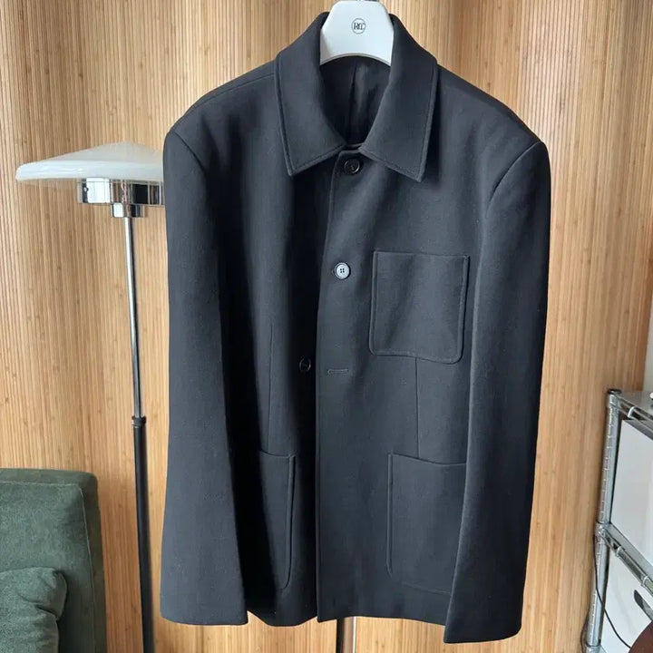 [BUNJANG] RECTO Signature Single Jacket Black / 렉토(RECTO) 남성 시그니처 싱글 자켓 블랙