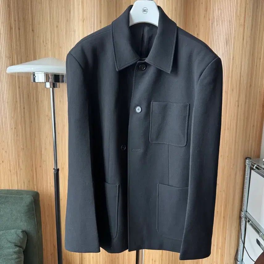 [BUNJANG] RECTO Signature Single Jacket Black / 렉토(RECTO) 남성 시그니처 싱글 자켓 블랙