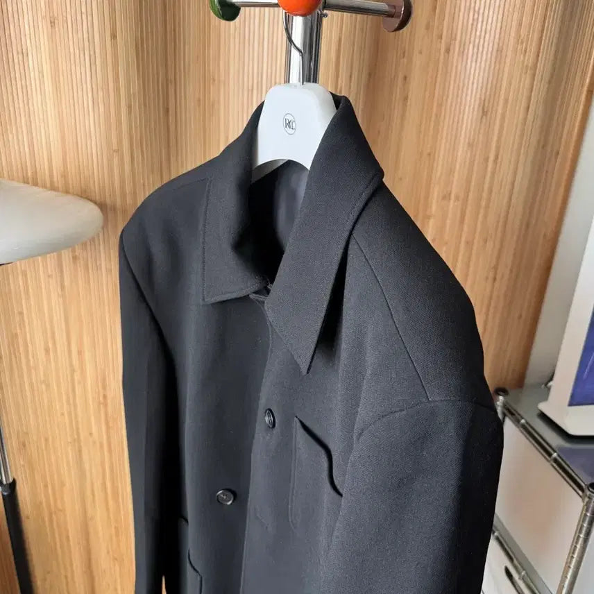 [BUNJANG] RECTO Signature Single Jacket Black / 렉토(RECTO) 남성 시그니처 싱글 자켓 블랙