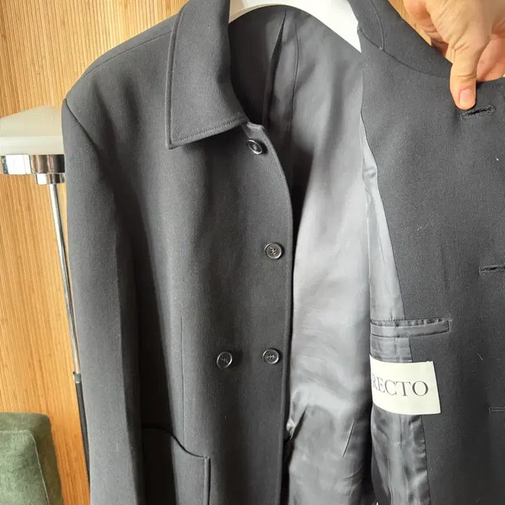 [BUNJANG] RECTO Signature Single Jacket Black / 렉토(RECTO) 남성 시그니처 싱글 자켓 블랙