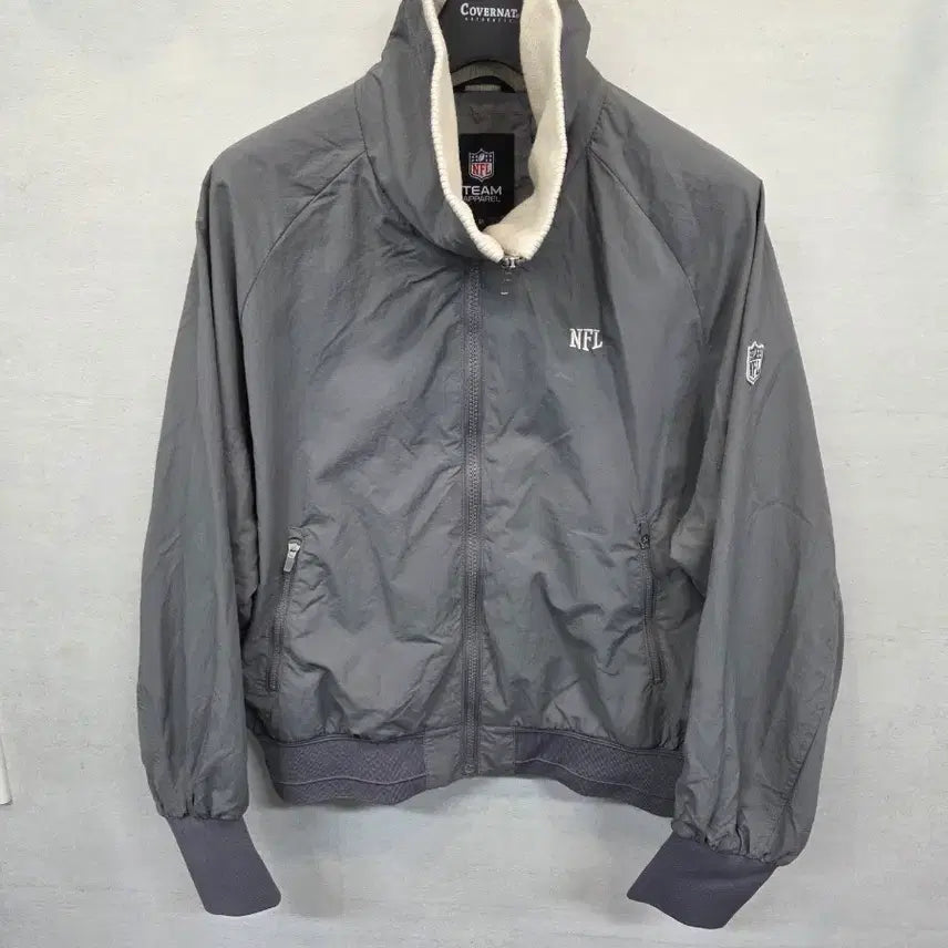 [BUNJANG] NFL Slant Woven Bomber Jacket / nfl 여성 슬랜트 우븐 봄버자켓 m