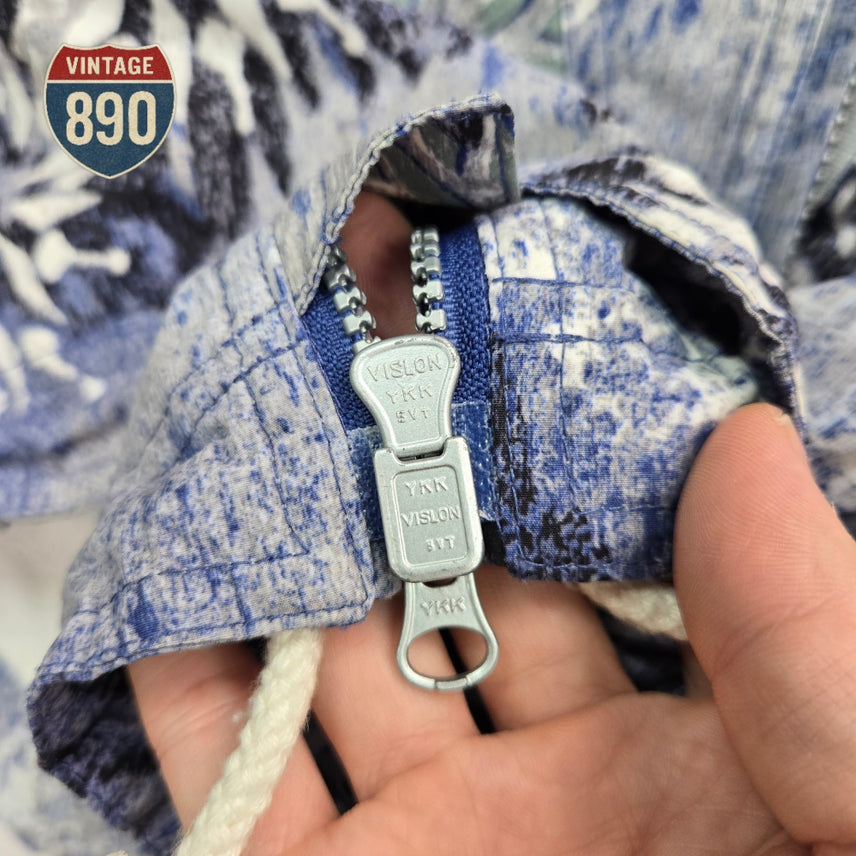 [BUNJANG] RODEO Vintage Windbreaker / [110] RODEO 빈티지 올드스쿨 패턴 바람막이