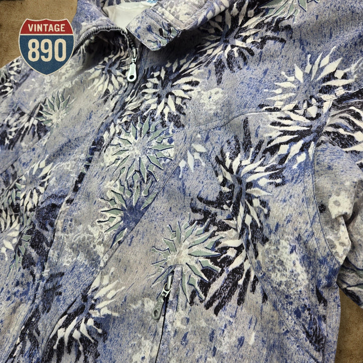 [BUNJANG] RODEO Vintage Windbreaker / [110] RODEO 빈티지 올드스쿨 패턴 바람막이