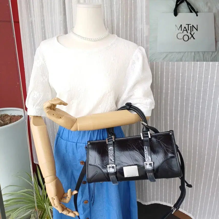 [BUNJANG] Martin Cox Symmetry Two-Way Bag / 마틴콕스 여성 가방 투웨이백 시메트리 블랙