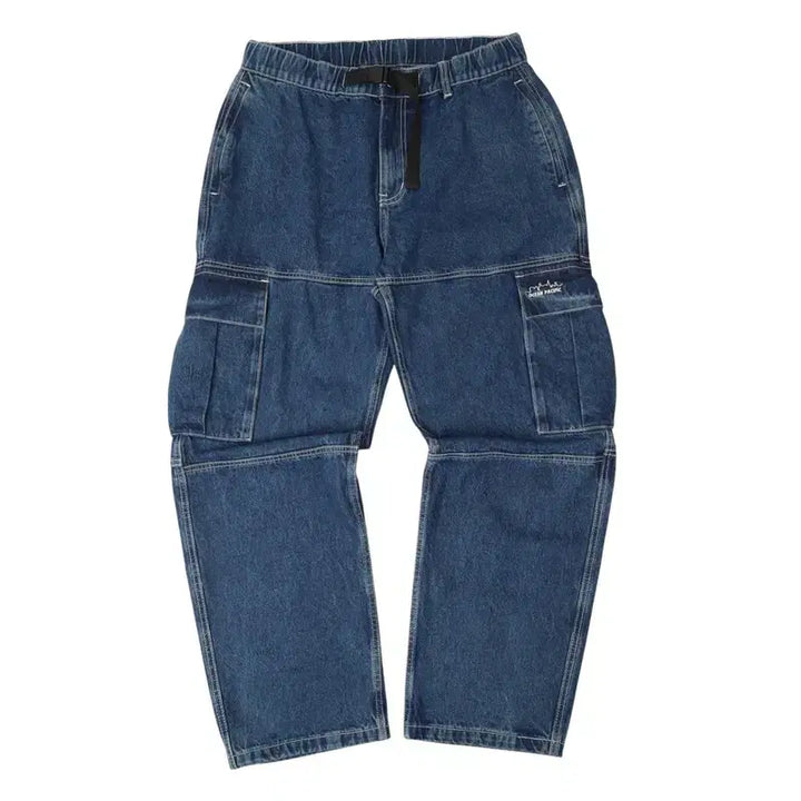 [BUNJANG] Ocean Pacific Denim Utility Cargo Pants / 오션 퍼시픽 데님 유틸리티 카고팬츠