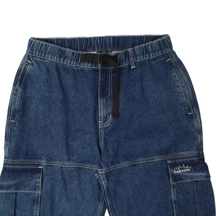 [BUNJANG] Ocean Pacific Denim Utility Cargo Pants / 오션 퍼시픽 데님 유틸리티 카고팬츠