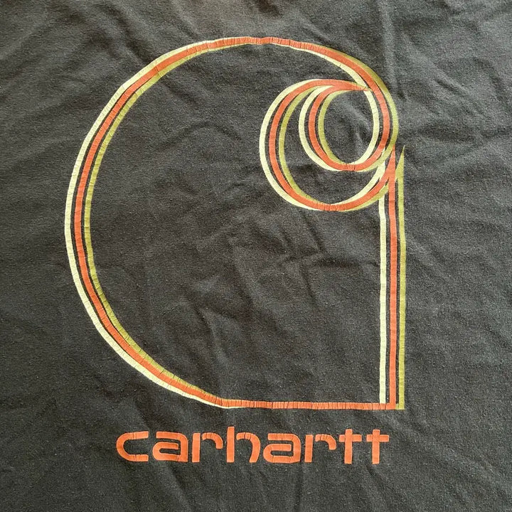 [BUNJANG] Carhartt Back Print Logo T-shirt / [CARHARTT] 칼하트 백 프린팅 로고 반팔티