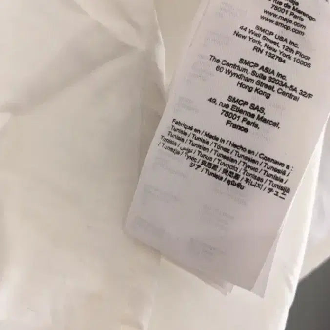 [BUNJANG] Majue Layered Shirt Blouse (Size 0) / 마쥬 레이어드 언발 셔츠 블라우스 새상품 0사이즈