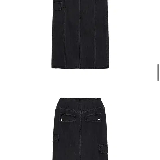 [BUNJANG] Xikers Denim Midi Skirt / 레이브 데님 미디스커트