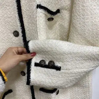 [BUNJANG] F/BACKSTAGE Tweed Blazer Jacket / 여F/BACKSTAGE 아감누빔 트위드 자켓 블레이저