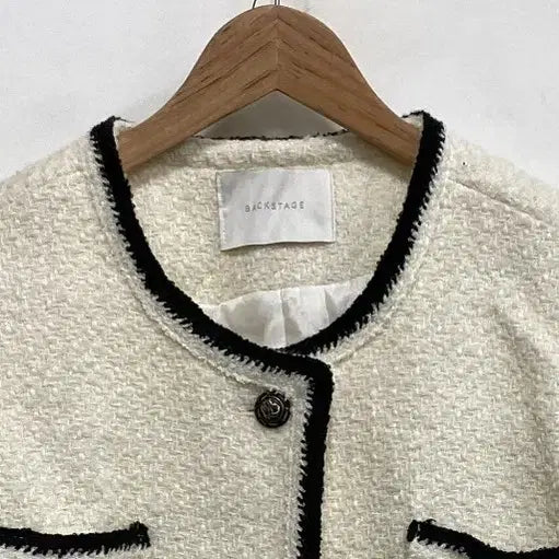 [BUNJANG] F/BACKSTAGE Tweed Blazer Jacket / 여F/BACKSTAGE 아감누빔 트위드 자켓 블레이저