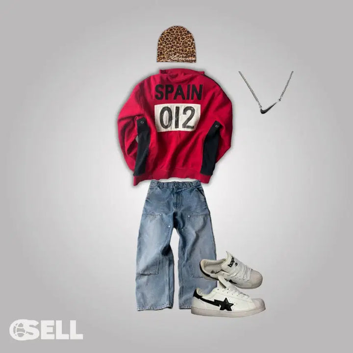 [BUNJANG] Polo Big Pony Spain Zip-up / 폴로 빅포니 스페인 빅포니 집업