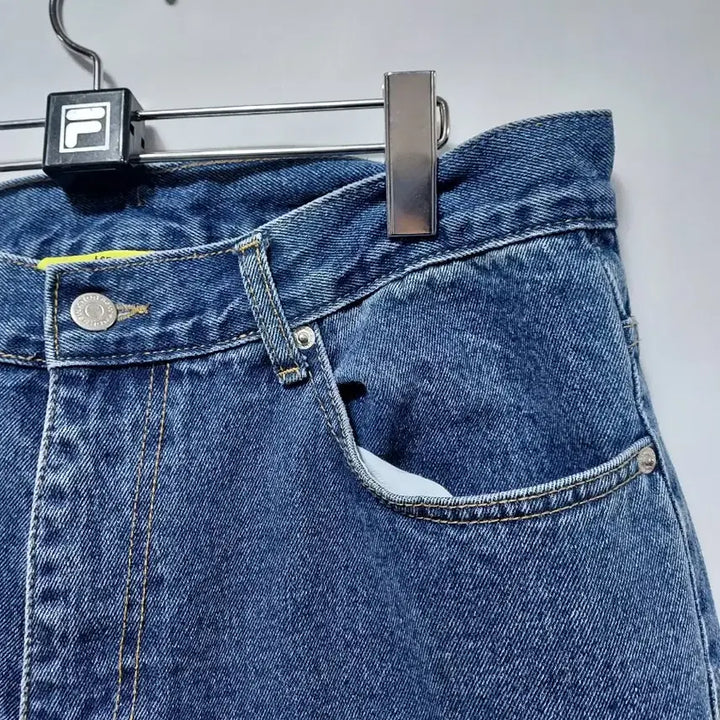 [BUNJANG] WUKNIDAS Wide Denim Pants (Size L) / WUKNIDAS 와이드 데님 팬츠 L