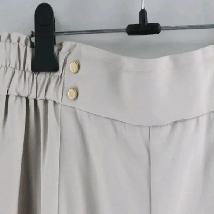 [BUNJANG] Ivory Wide Banding Pants / 아이보리 와이드 밴딩 팬츠