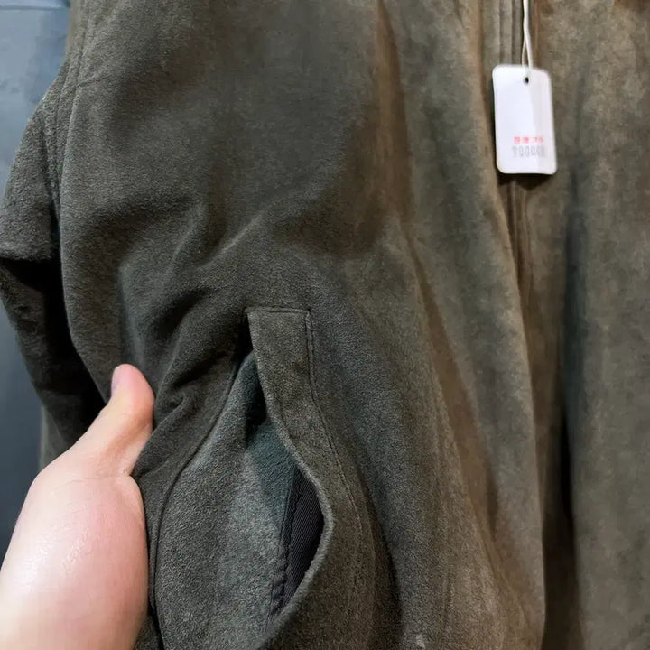 [BUNJANG] Crackers Vintage Leather Bomber Jacket / [L] Crackers 빈티지 돈피 봄버 가죽 자켓