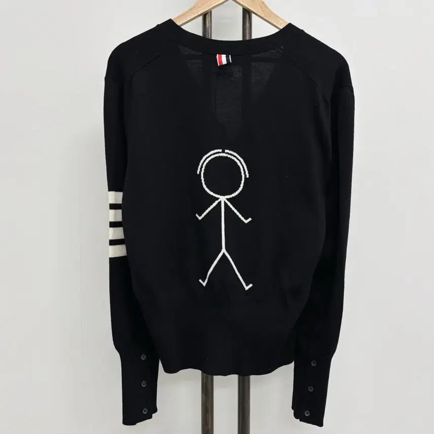 [BUNJANG] Thom Browne Icon Intarsia Cardigan / [3]톰브라운 사선완장 아이콘 인타르시아 가디건