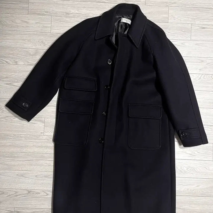 [BUNJANG] After Pray Tourist Balmacaan Coat Navy / 애프터프레이 투어리스트 발마칸 코트 네이비