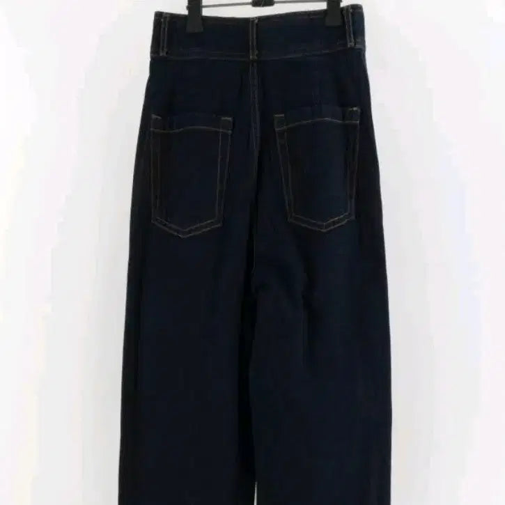 [BUNJANG] GU Button Denim Wide Pants M / GU버튼 데님 와이드 팬츠M