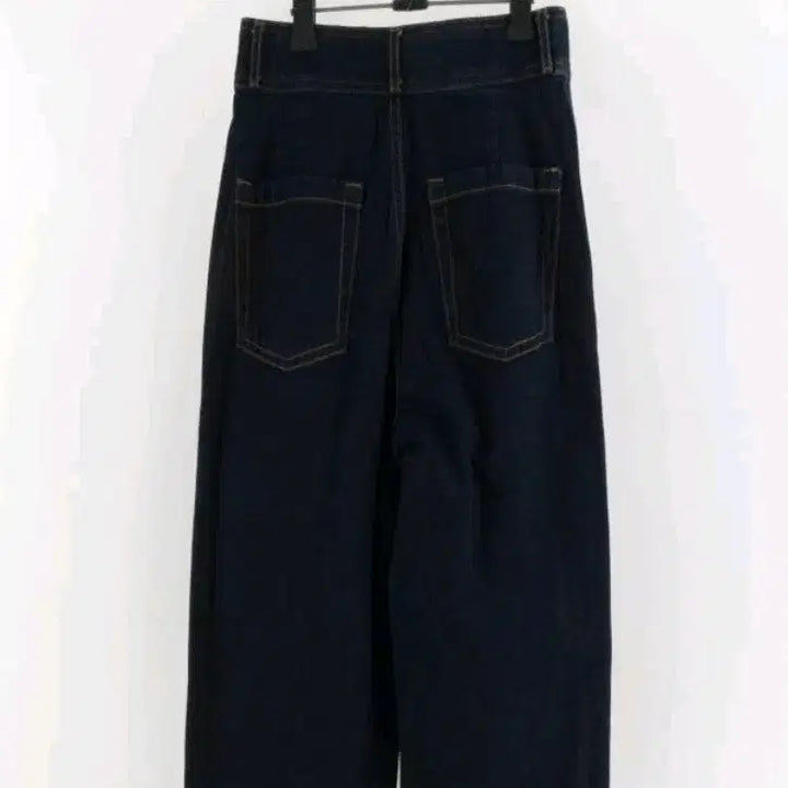 [BUNJANG] GU Button Denim Wide Pants M / GU버튼 데님 와이드 팬츠M