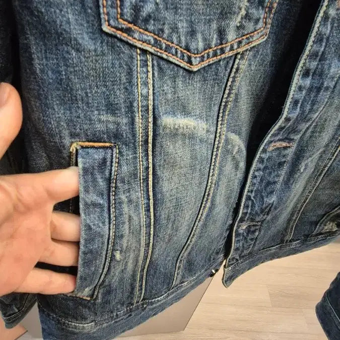 [BUNJANG] ASK Denim Jacket / ASK 데님 청자켓 데님자켓