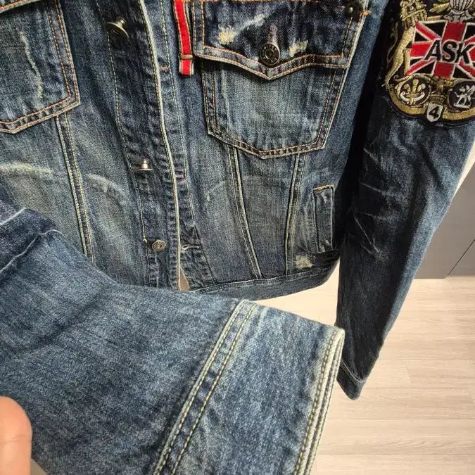 [BUNJANG] ASK Denim Jacket / ASK 데님 청자켓 데님자켓