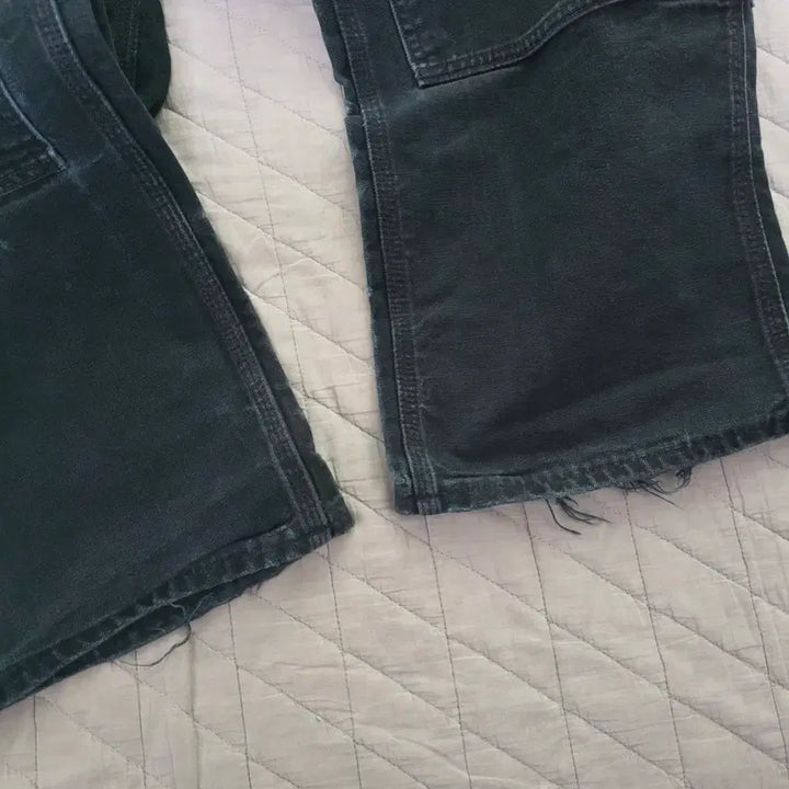 [BUNJANG] Carhartt B01 Work Pants / [38X30] 빈티지 칼하트 더블니 B01 BLK 워크팬츠 페이드 BK6