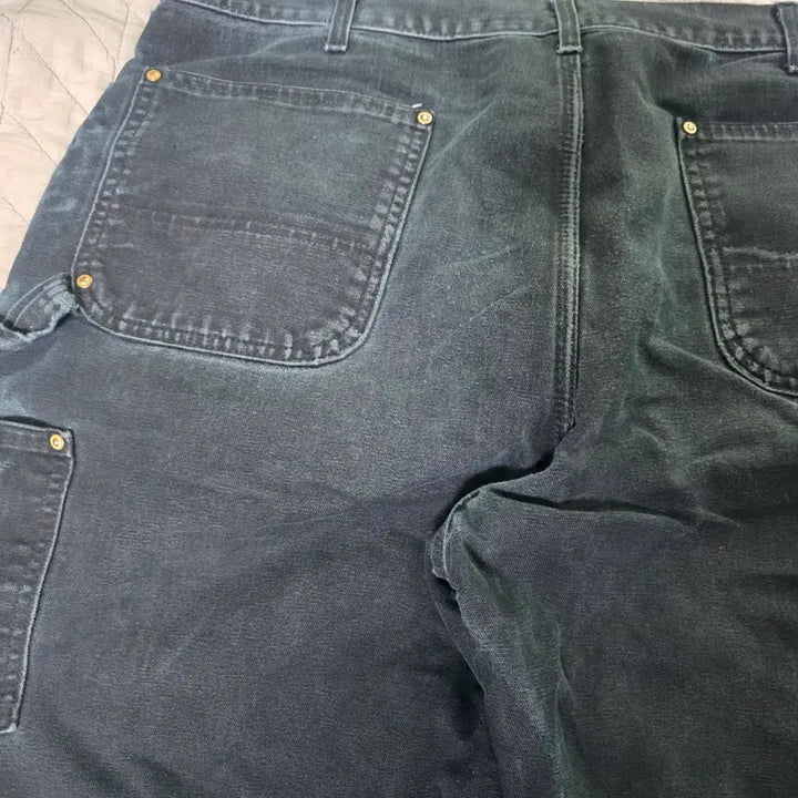 [BUNJANG] Carhartt B01 Work Pants / [38X30] 빈티지 칼하트 더블니 B01 BLK 워크팬츠 페이드 BK6