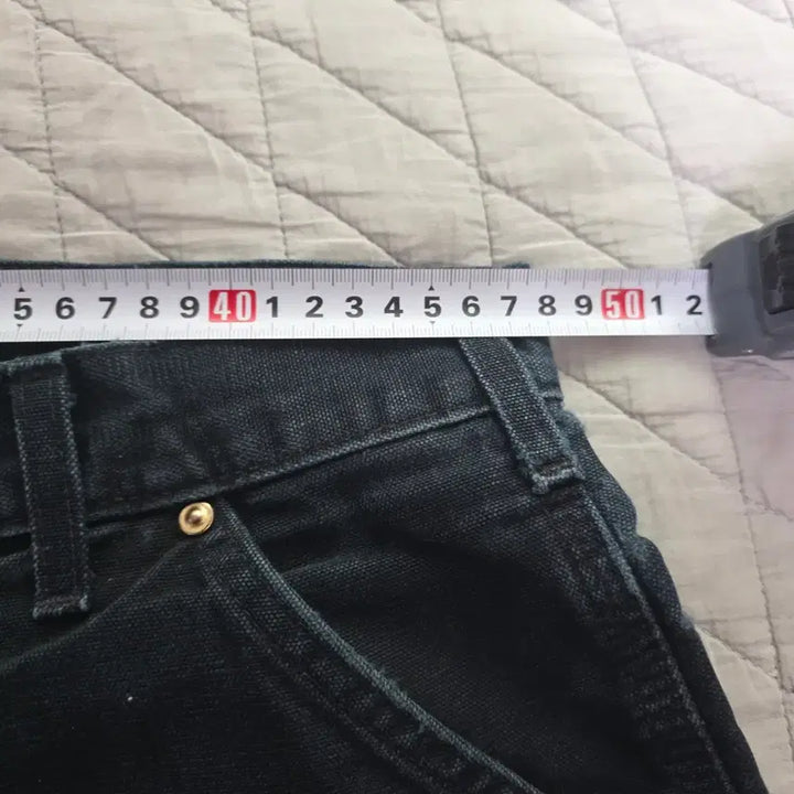 [BUNJANG] Carhartt B01 Work Pants / [38X30] 빈티지 칼하트 더블니 B01 BLK 워크팬츠 페이드 BK6