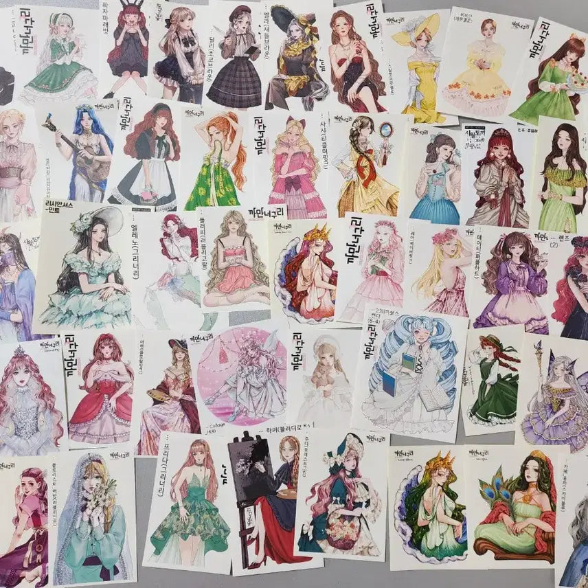 [BUNJANG] K-Pop Idol Portrait Collection Sticker Set (100 Pieces) / 까너 인물집 인스 무중복 100장 3000원 3