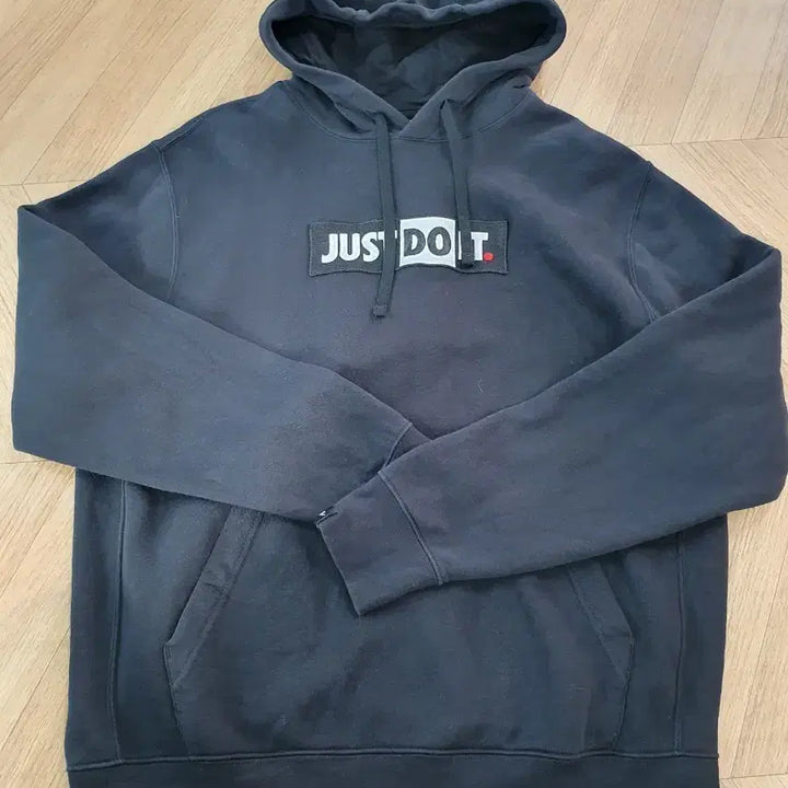 [BUNJANG] Nike Just Do It Hoodie Black / 나이키 Just Do It 후드티 블랙