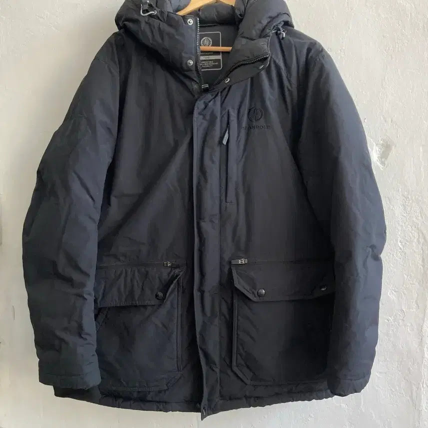 [BUNJANG] Outdoor Black Padded Jacket / 빈폴 아웃도어 블랙 패딩 점퍼