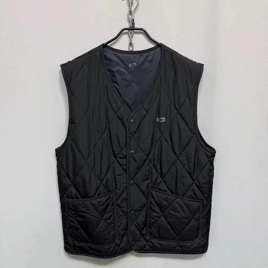 [SOLD OUT] K2 퀼팅 조끼 블랙