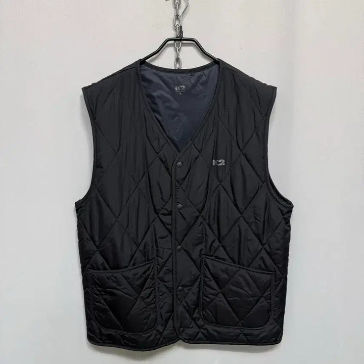 [SOLD OUT] K2 퀼팅 조끼 블랙