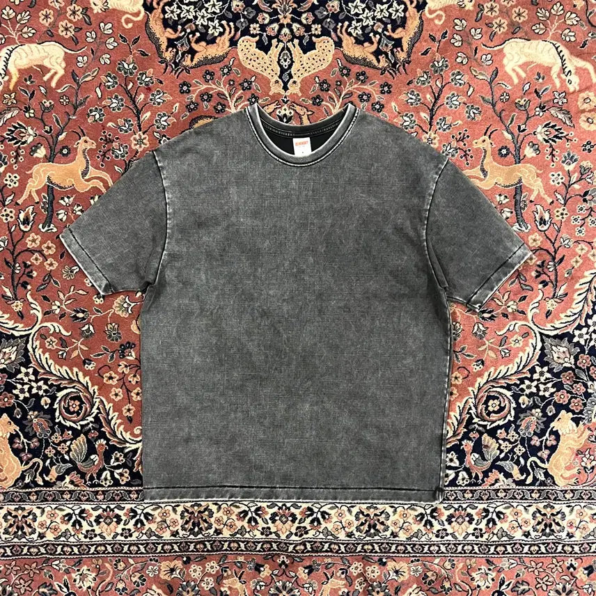 [BUNJANG] Blackout Bleach T-Shirt / [S]블랙아웃 블리치 티셔츠
