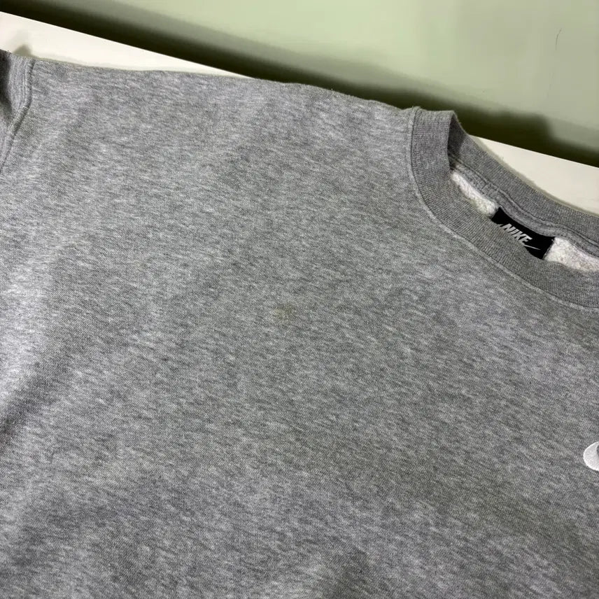 [BUNJANG] Nike Gray Oversized Short Sweatshirt / 우먼FREE 나이키 그레이 오버핏 숏 맨투맨