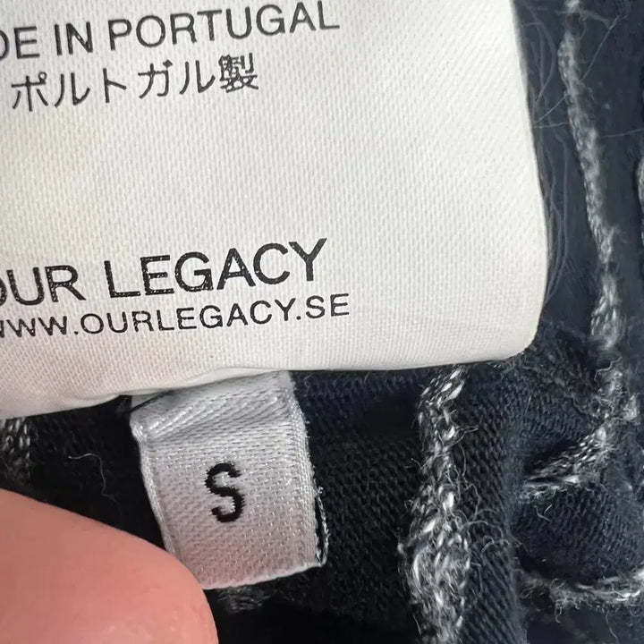 [BUNJANG] Our Legacy Melange Jacquard Dot Black T-shirt / 아워레가시  멜란지 자카드 도트 블랙 티셔츠