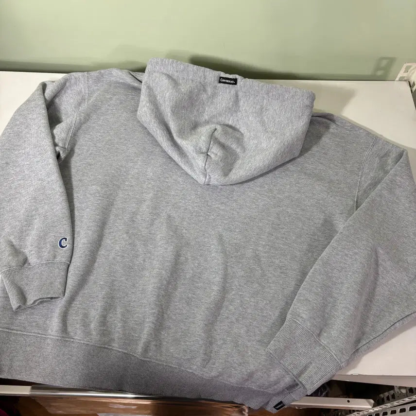 [BUNJANG] COVERNAT C Logo Hoodie Gray / L 커버낫 그레이 C로고 후드티