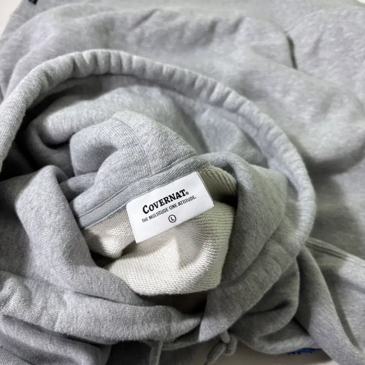 [BUNJANG] COVERNAT C Logo Hoodie Gray / L 커버낫 그레이 C로고 후드티