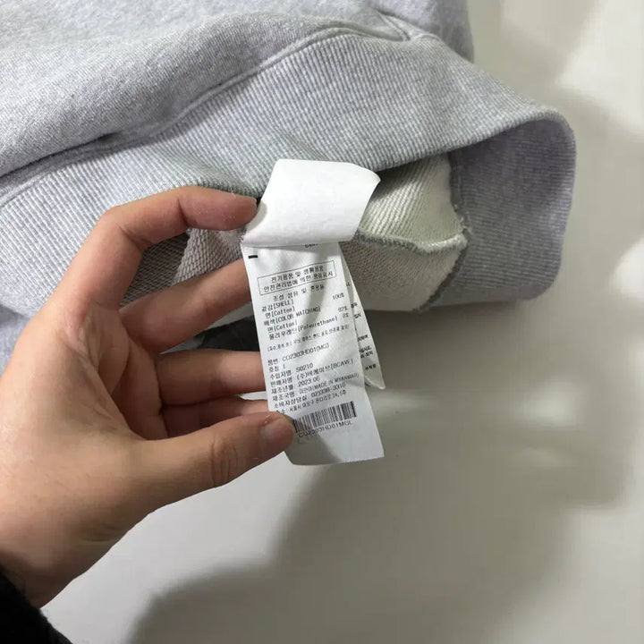 [BUNJANG] COVERNAT C Logo Hoodie Gray / L 커버낫 그레이 C로고 후드티