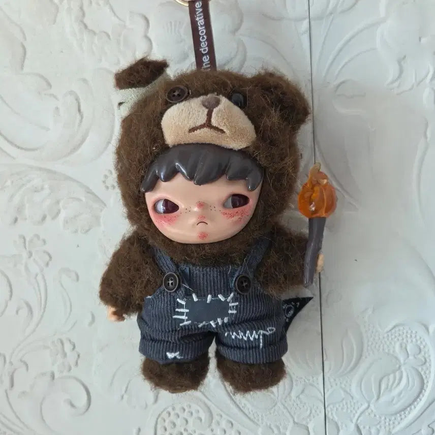 [BUNJANG] Popmart Hirono Wild Joy Keyring / 팝마트 히로노 와일드 조이 곰인형 키링