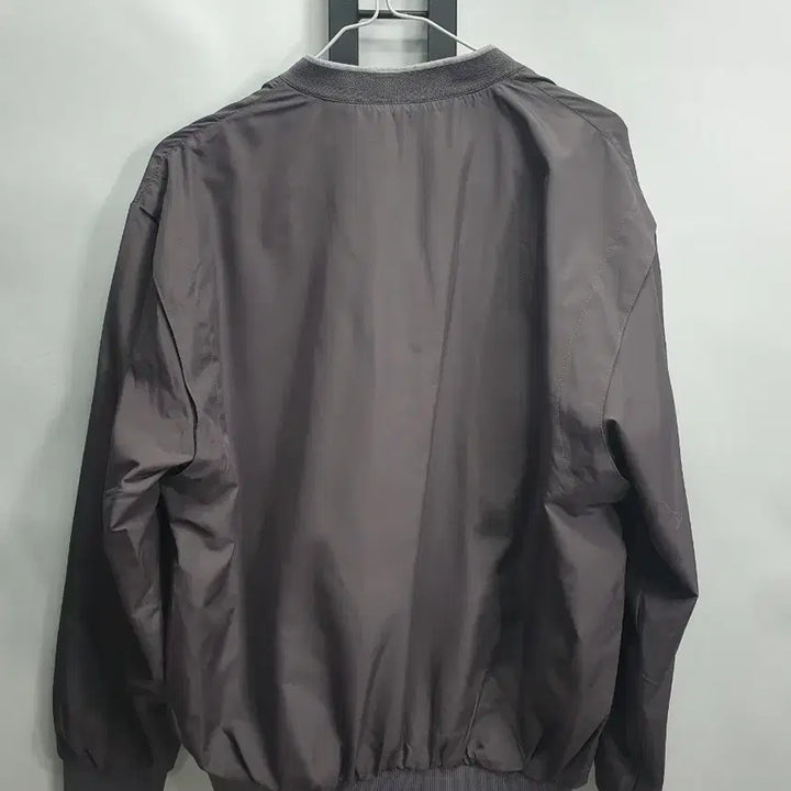 [BUNJANG] Balmain V-Neck Warm-Up Jacket (Gray, Size 95) / 발망 바람막이 브이넥 웜업 자켓 그레이 95