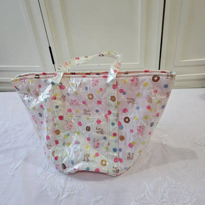 [BUNJANG] Hello Kitty Dot Tote Bag / 헬로키티 도트 토트백