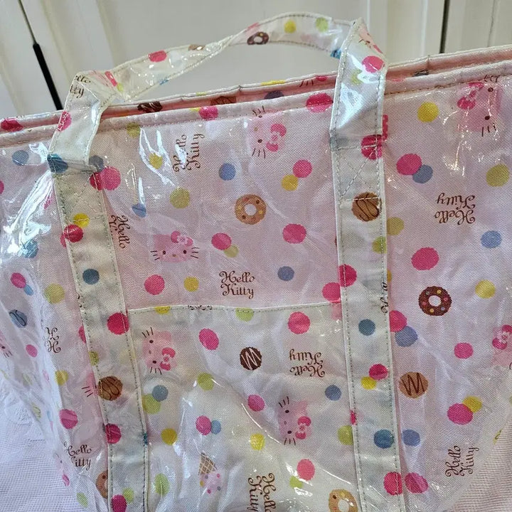 [BUNJANG] Hello Kitty Dot Tote Bag / 헬로키티 도트 토트백