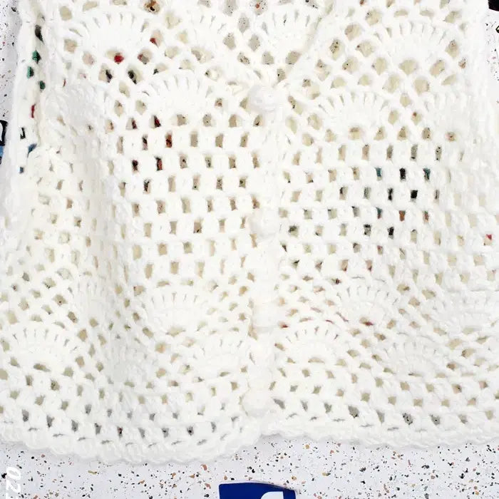 [BUNJANG] Again.us Lace Punching Vest / 여성55/ again.us 레이스 펀칭 조끼 21-53