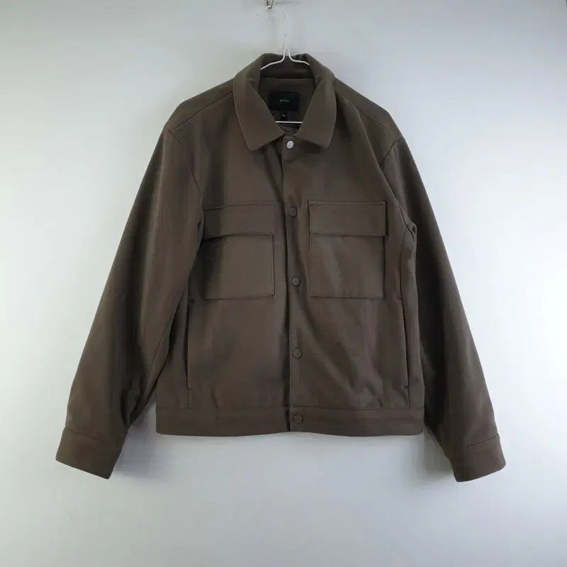 [BUNJANG] TOPTEN M0102 Jacket / TOPTEN 남성100 브라운 울 카라 자켓 M0102