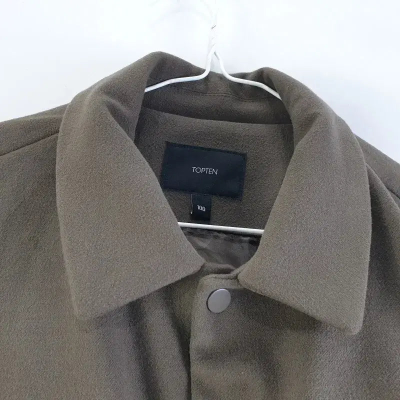 [BUNJANG] TOPTEN M0102 Jacket / TOPTEN 남성100 브라운 울 카라 자켓 M0102