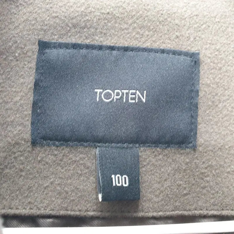 [BUNJANG] TOPTEN M0102 Jacket / TOPTEN 남성100 브라운 울 카라 자켓 M0102