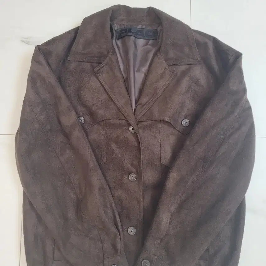 [BUNJANG] PLAC Suede Blouson Jacket / PLAC 스웨이드 블루종 자켓 S