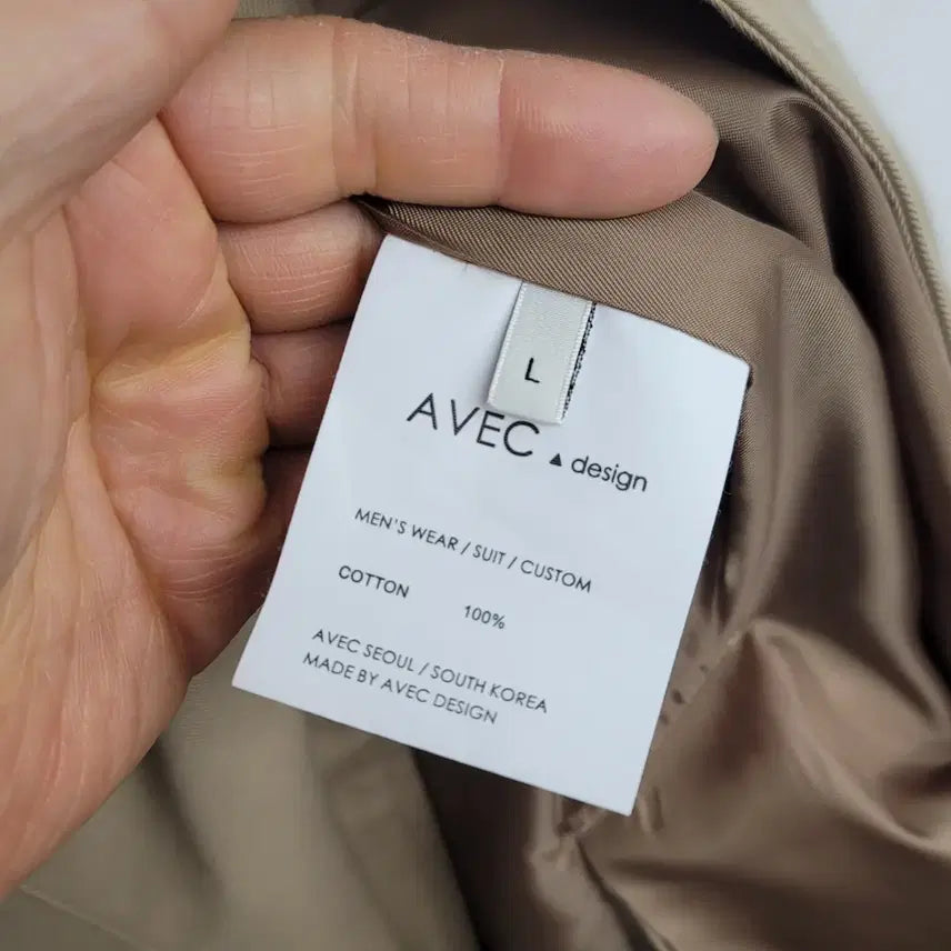 [BUNJANG] AVEC Trench Coat (Spring/Autumn) / [100/L] AVEC 간절기 트렌치 코트 (춘추용)