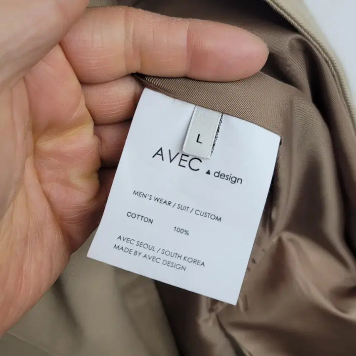 [BUNJANG] AVEC Trench Coat (Spring/Autumn) / [100/L] AVEC 간절기 트렌치 코트 (춘추용)